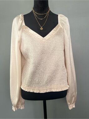Skies are Blue Size XL V-Neck Top